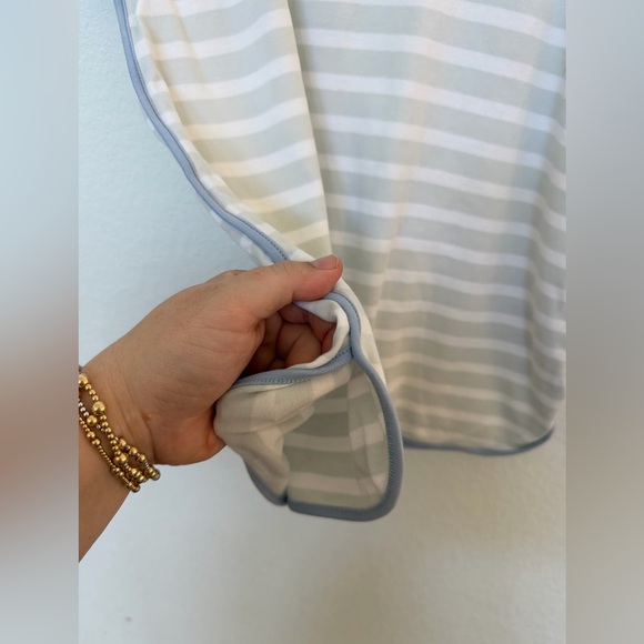 Lake Pajamas Pima Shirt in Seaside Size Medium - Picture 7 of 7